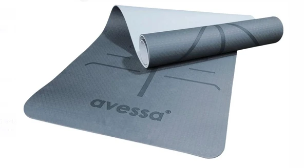 Avessa Tpe-10 Çift Renk Tpe Pilates Minderi Siyah