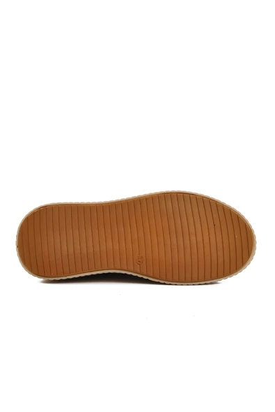 Aspor Bej Ten Cilt Kadın Düz Rahat Günlük Ayakkabı - Resim 5