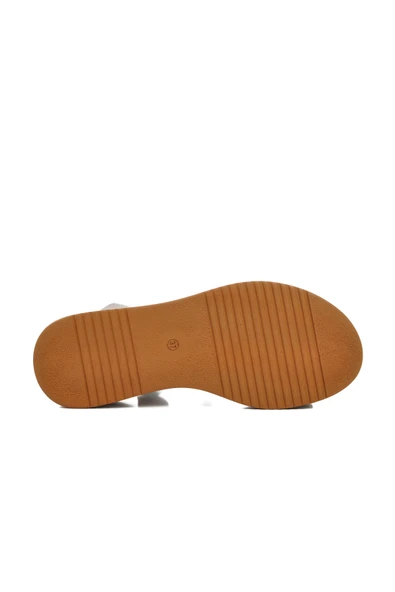 Voyager Beyaz Kadın Düz Sandalet - 5