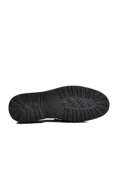 Aspor Siyah Açma Erkek Loafer Ayakkabı Premium - 5