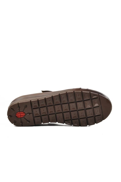 Aspor Ceviz Kahve Kadın Düz Rahat Günlük Ayakkabı - Resim 5