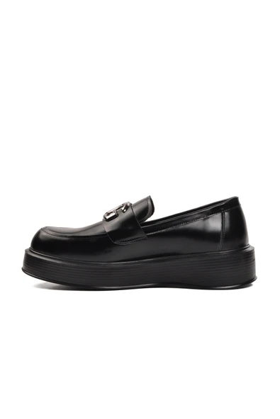 Aspor Siyah Açma Erkek Loafer Ayakkabı Premium - 2