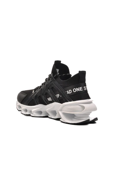 Aspor Siyah Beyaz Erkek Yürüyüş Ayakkabısı - 4