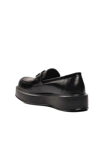 Aspor Siyah Açma Erkek Loafer Ayakkabı Premium - 4