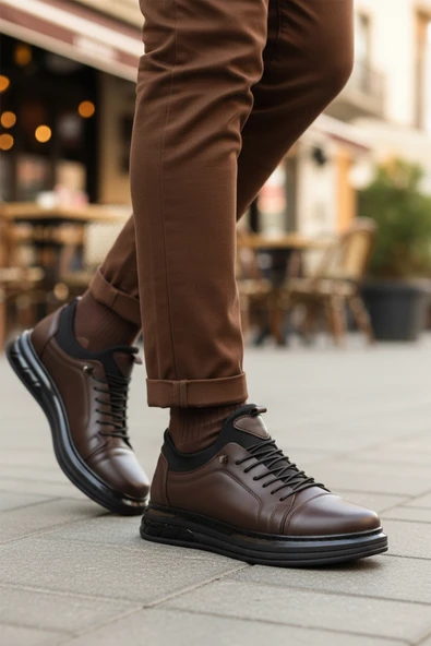 Aspor Kahve Erkek Casual Ayakkabı - Resim 5