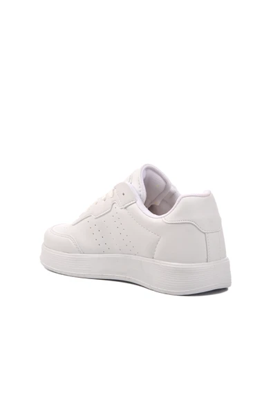 Aspor Beyaz Bağcıklı Unisex Sneaker Ayakkabı - 4