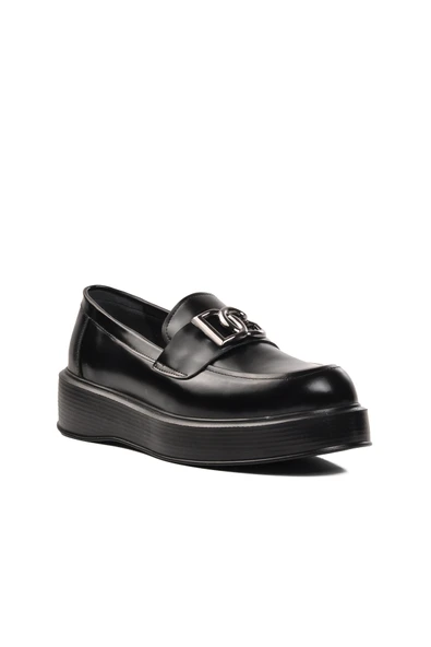 Aspor Siyah Açma Erkek Loafer Ayakkabı Premium - 3