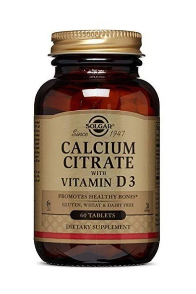 Calcium Citrat With Vitamin D3 250 Mg 60 Tablet
