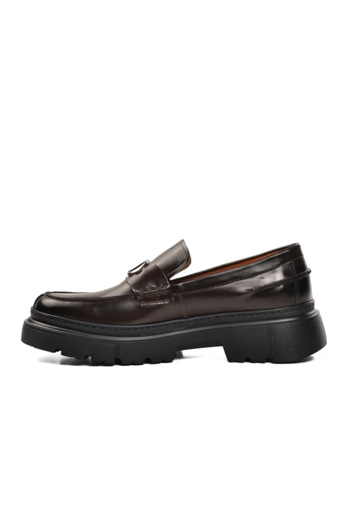 Aspor Kahve Açma Erkek Loafer Ayakkabı Premium - 2
