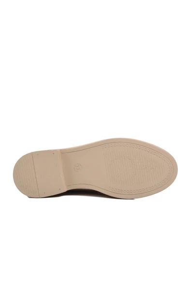 Aspor Bej Rugan Kadın Günlük Loafer Ayakkabı - 5