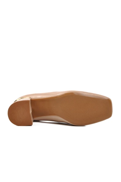 Aspor Bej Kadın Topuklu Ayakkabı - 6