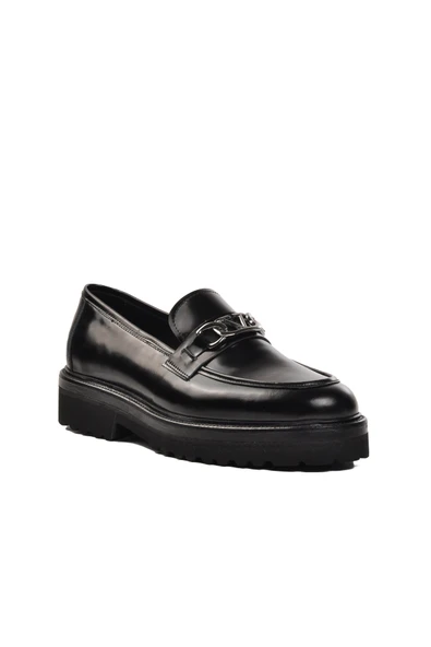 Aspor Siyah Açma Erkek Loafer Ayakkabı Premium - 3