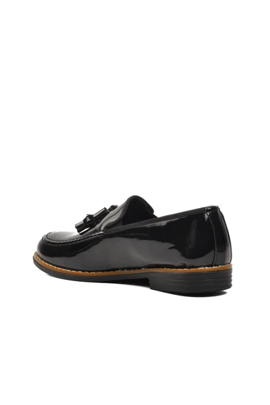 Aspor Siyah Rugan Erkek Loafer Ayakkabı - 4