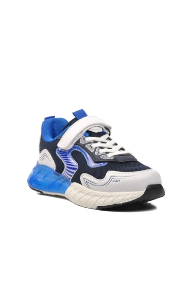 Aspor Lacivert Çocuk Spor Ayakkabı - Resim 3