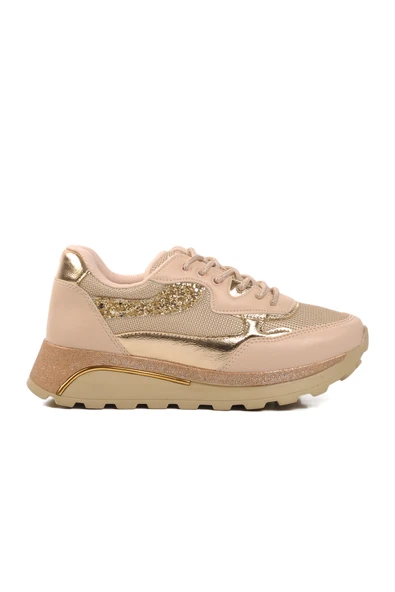 Aspor Bej Kadın Spor Ayakkabı Sneaker