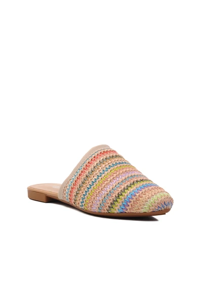 Aspor Renkli Kadın Ev Terliği DAR KALIP - 4