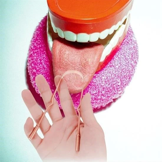Bakır Oil Pulling Yağ Çekme Dil Plak Temizleme Aleti Dil Fırçası Sıyırıcı Dil Kaşığı - 4