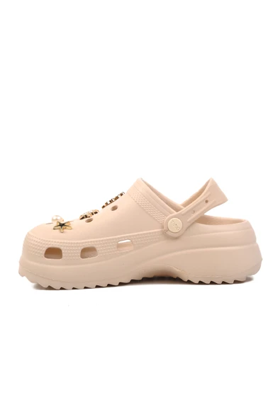 Aspor Ekru Bej Kadın Sabo Terlik - 2