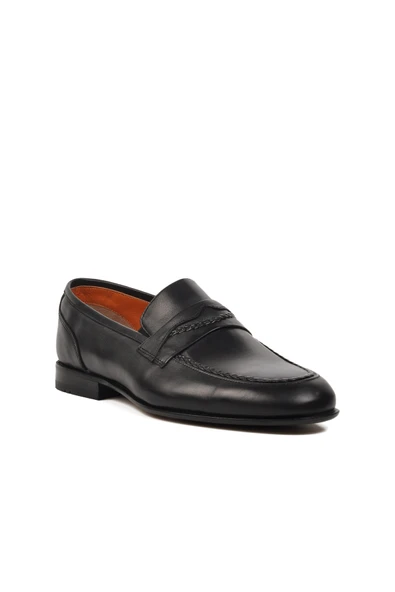 Aspor Siyah Erkek Loafer Ayakkabı Premium - 3