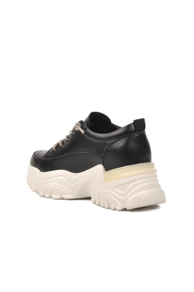 Guja Siyah Kadın Spor Ayakkabı Sneaker - 5