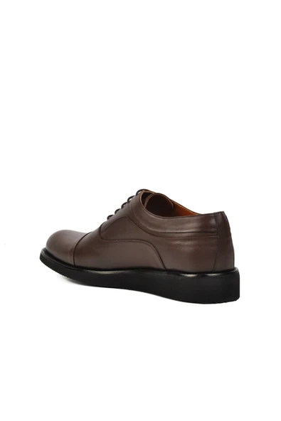 Aspor Kahve Hakiki Deri Erkek Klasik Ayakkabı Premium - 4