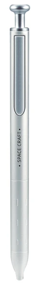 WRITECH W-0156 METAL UP SİYAH-BEYAZ GÖVDE 0,7MM MAVİ JEL KALEM - 2'Lİ - 2