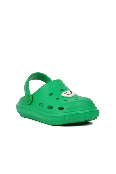 Aspor Yeşil Unisex Sabo Çocuk Terlik - 3