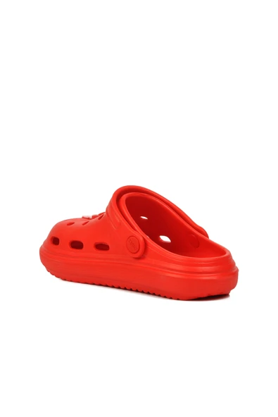 Aspor Kırmızı Unisex Sabo Çocuk Terlik - 4