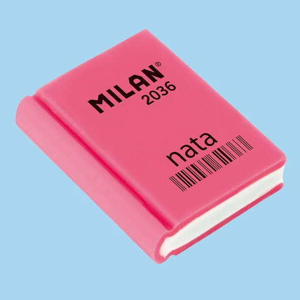 MILAN CPM2036 NATA® KİTAP ŞEKLİNDE PLASTİK SİLGİ - 36ADET - 2
