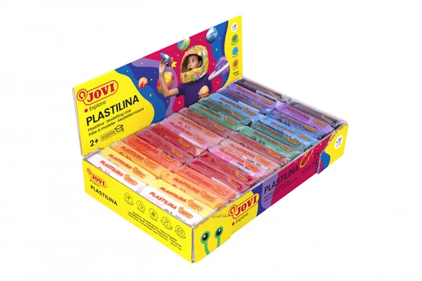 JOVI 70S 50GR KURUMAYAN OYUN HAMURU ASORTİ 2 X 15 RENK - 30'LU KUTU