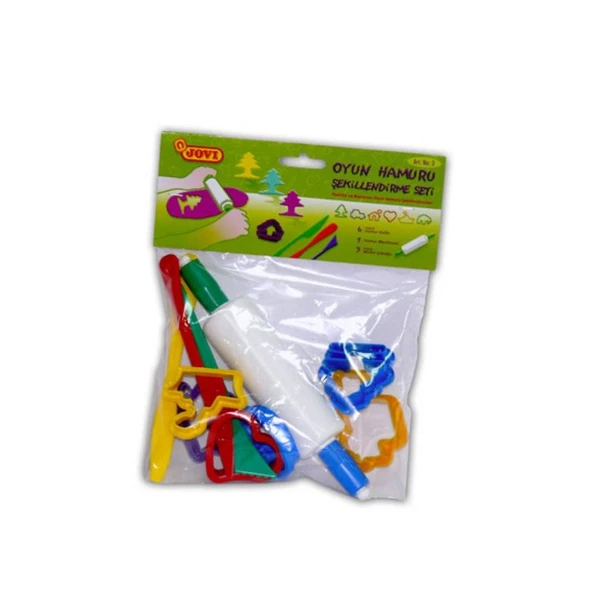 JOVI ART.3 ŞEKİLLENDİRME SETİ (6XKALIP, 1XMERDANE, 3XSPATULA) - BLİSTER ürün görseli