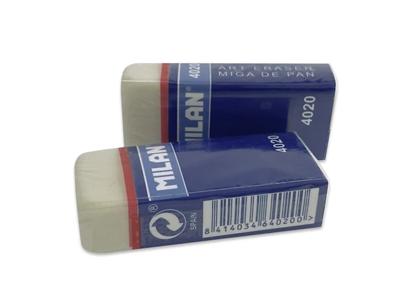 MILAN SOFT SYNTHETIC 4020 SİLGİ BLİSTER - 2Lİ - 2