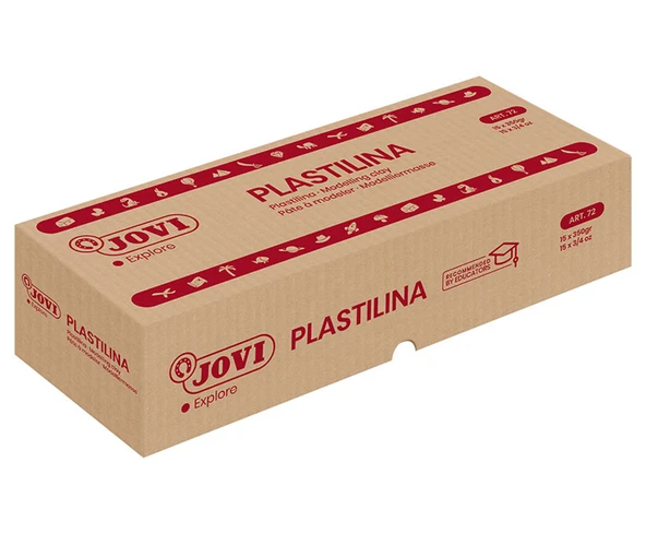 JOVI 72B 350GR KURUMAYAN OYUN HAMURU BASIC 3 X 5 RENK - 15'Lİ KUTU - 2