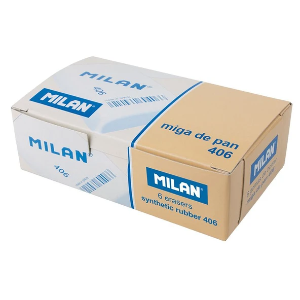 MILAN CNM406 ESNEK SENTETİK SİLGİ - 6ADET
