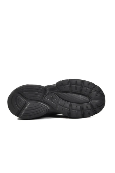 Guja Gri Suni Deri Kadın Spor Ayakkabı Sneaker - Resim 5