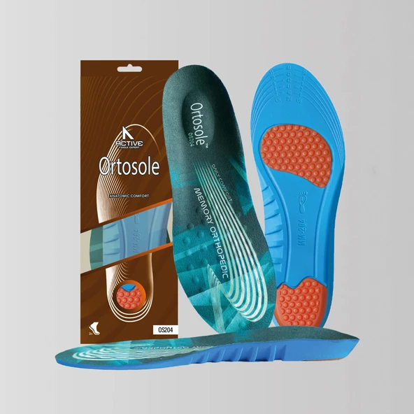 OS204 | Memory ve Jel Ortopedik, Masaj Etkili, Hafızalı, Yumuşak, Ekstra Konfor Günlük İç Tabanlık ürün görseli