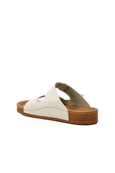 Aspor Beyaz Kadın Terlik - 4