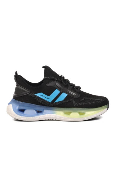 Dunlop Siyah Mavi Unisex Spor Ayakkabı