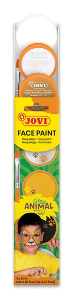 JOVI 174AN KREM YÜZ BOYASI HAYVANLAR DÜNYASI 8ML X 3 RENK - 2