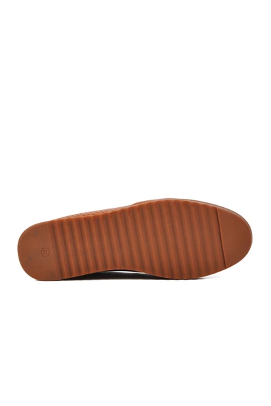 Aspor Taba Kadın Düz Rahat Günlük Ayakkabı - Resim 5