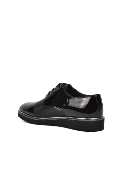 Aspor Siyah Rugan Erkek Klasik Ayakkabı - Resim 4