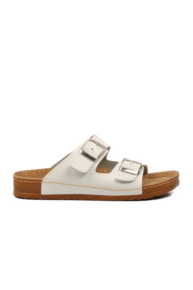 Aspor Beyaz Kadın Terlik