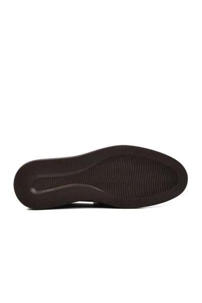 Aspor Kahve Hakiki Deri Erkek Loafer Ayakkabı - 5