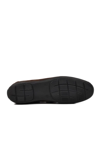 Aspor Kahve Nubuk Erkek Loafer Ayakkabı - 5