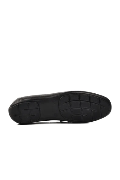 Aspor Siyah Erkek Loafer Ayakkabı - 5