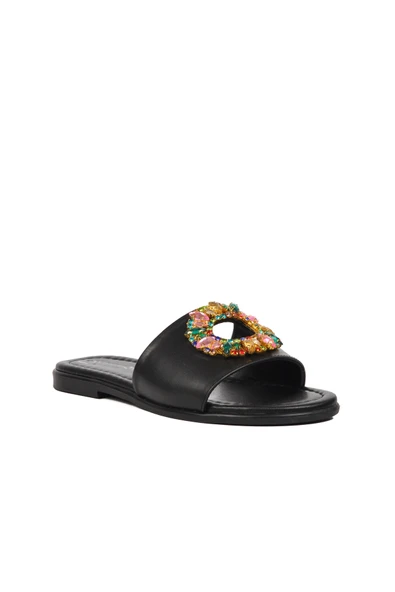 Aspor Siyah Kadın Terlik - Resim 3