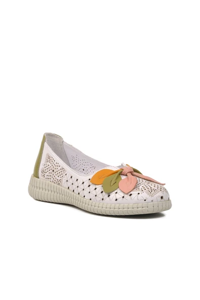 Venüs Beyaz Pudra Kadın Günlük Ayakkabı - Resim 3