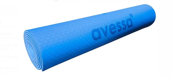 Avessa Tpe-20 Çift Renk Tpe Pilates Minderi Mavi - 2