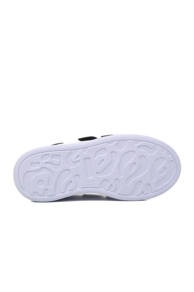 Aspor Beyaz Siyah Rugan Çocuk Sneaker - 5
