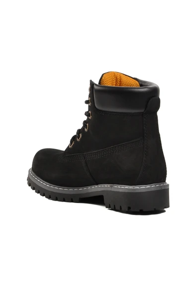 Bulldozer Siyah Nubuk Unisex Bot - 4